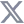 X (formerly knwon as Twitter)'s icon